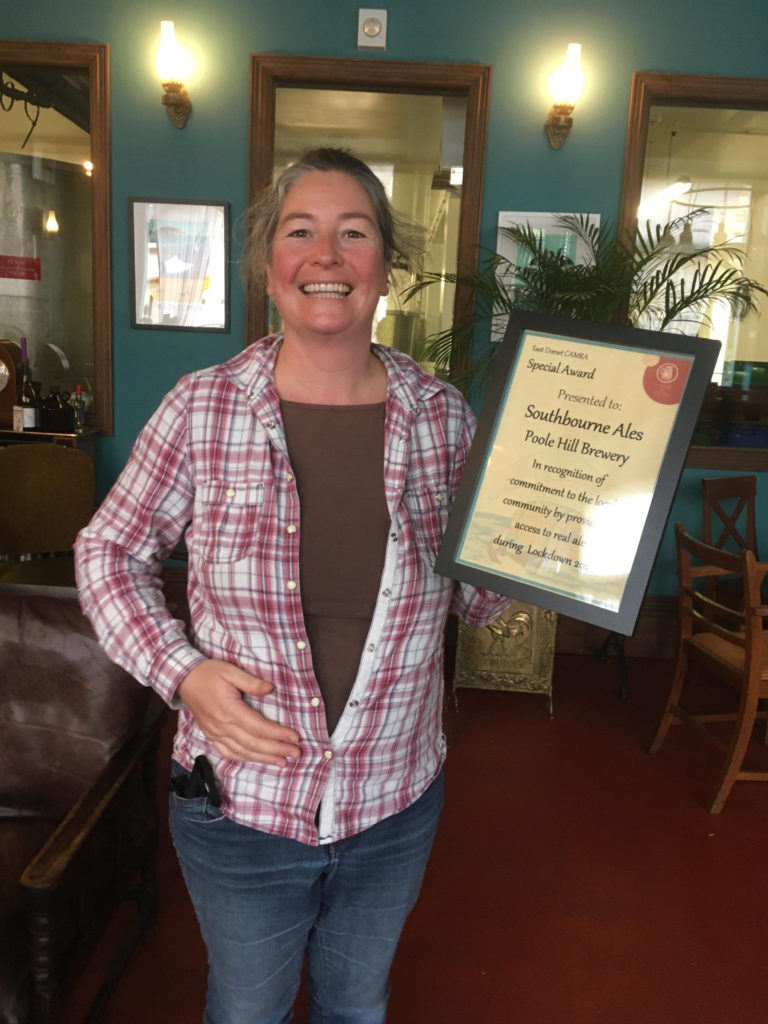 Jen from Southbourne with her special award